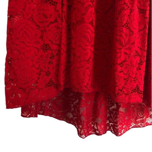 Justice, red lace dress - Picture 2 of 12